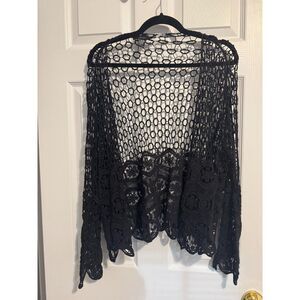 Forever 21 Black Cardigan One Size